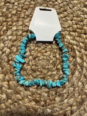 Turquoise Chip Stone Bracelet - Handmade Women’s Bracelet